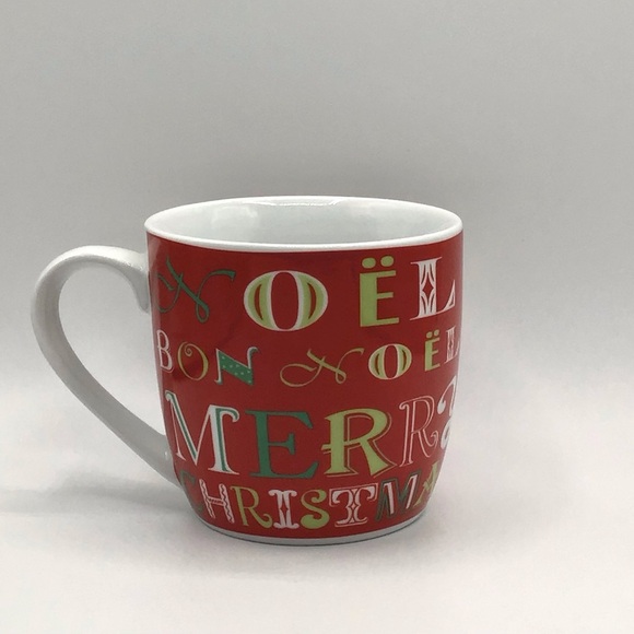 Festive Christmas Mug - Red - Picture 1 of 5